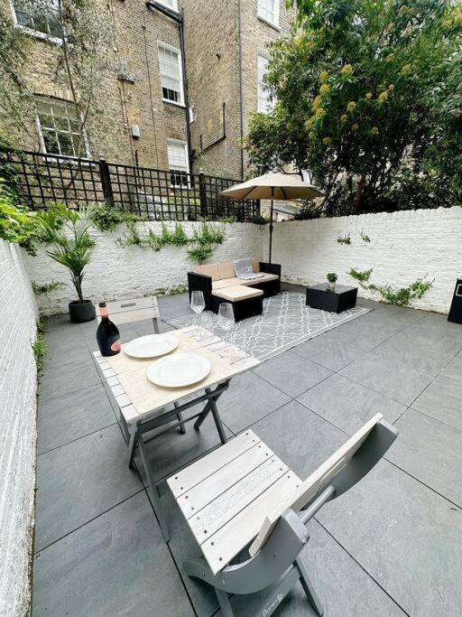 ロンドンLondwell, Luxe And Leaves, Chelsea Flat With Private Gardenアパートメント エクステリア 写真